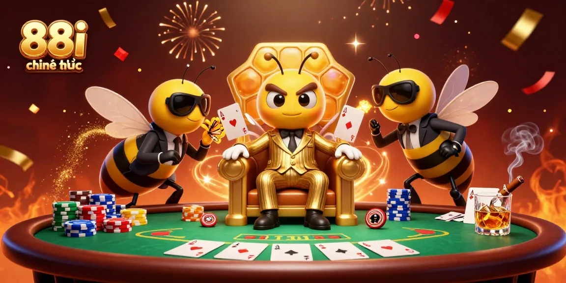 Experience the vibrant and exciting world of 88i chính thức with thrilling casino elements and characters.