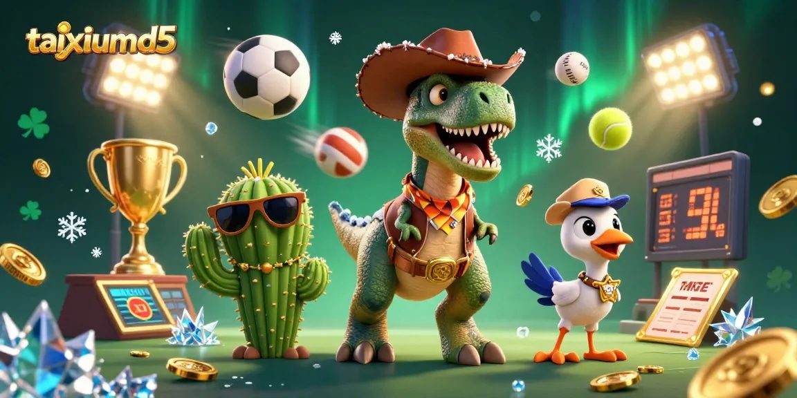 Engage with taixiumd5 in thrilling gameplay featuring cartoon characters amidst vibrant casino elements.