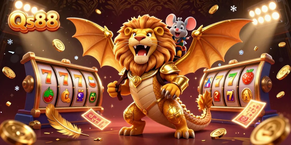 Experience thrilling wins at Qs88 with our jackpot slots, 3D chimera creature, and mesmerizing game elements.