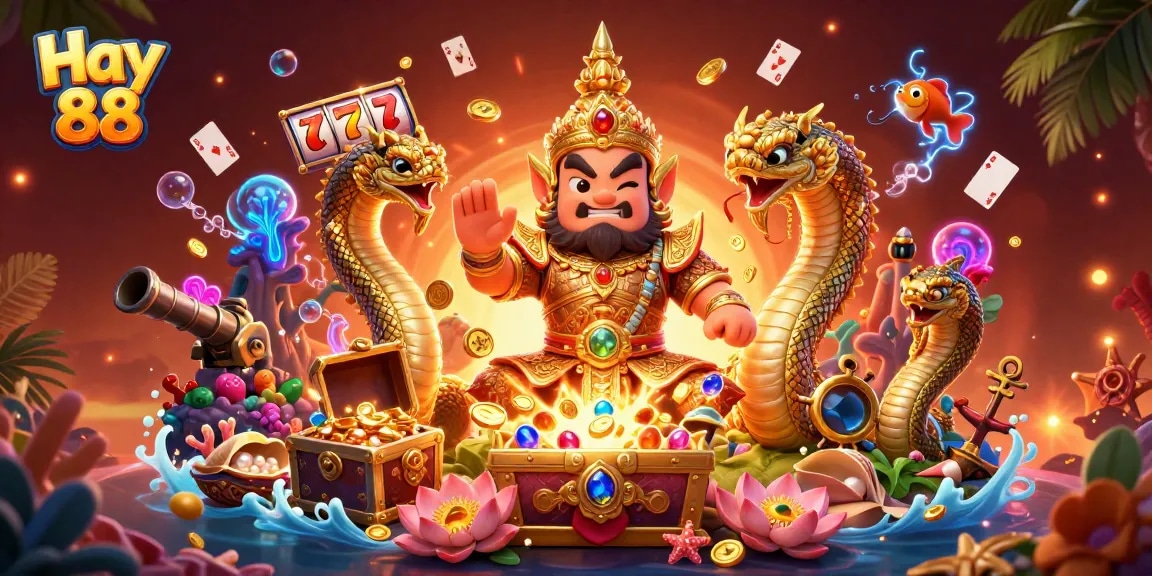 Experience the thrill of Hay 88 Slots with charismatic characters and vibrant game elements.