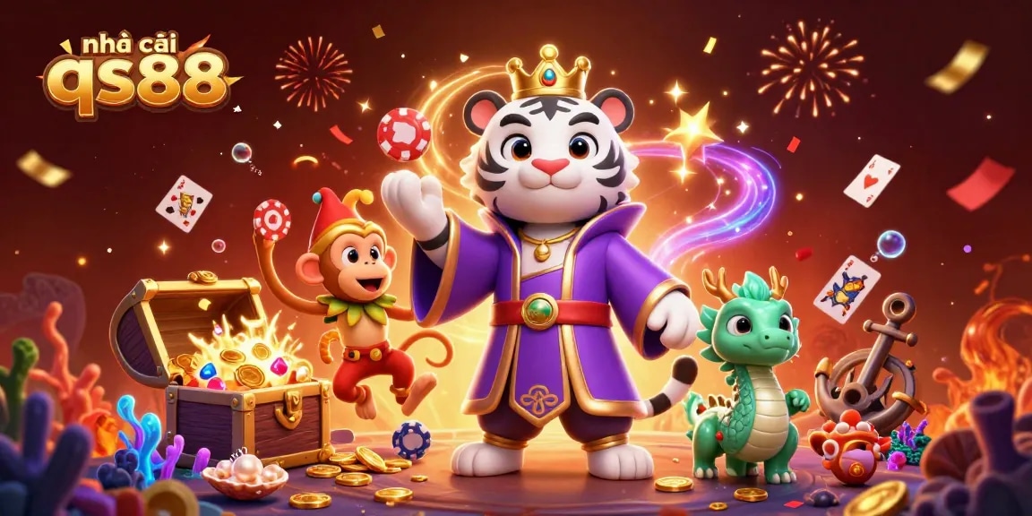 Nhà cái qs88: Vui chơi cùng các nhân vật cá cược hấp dẫn trong không gian vui tươi.