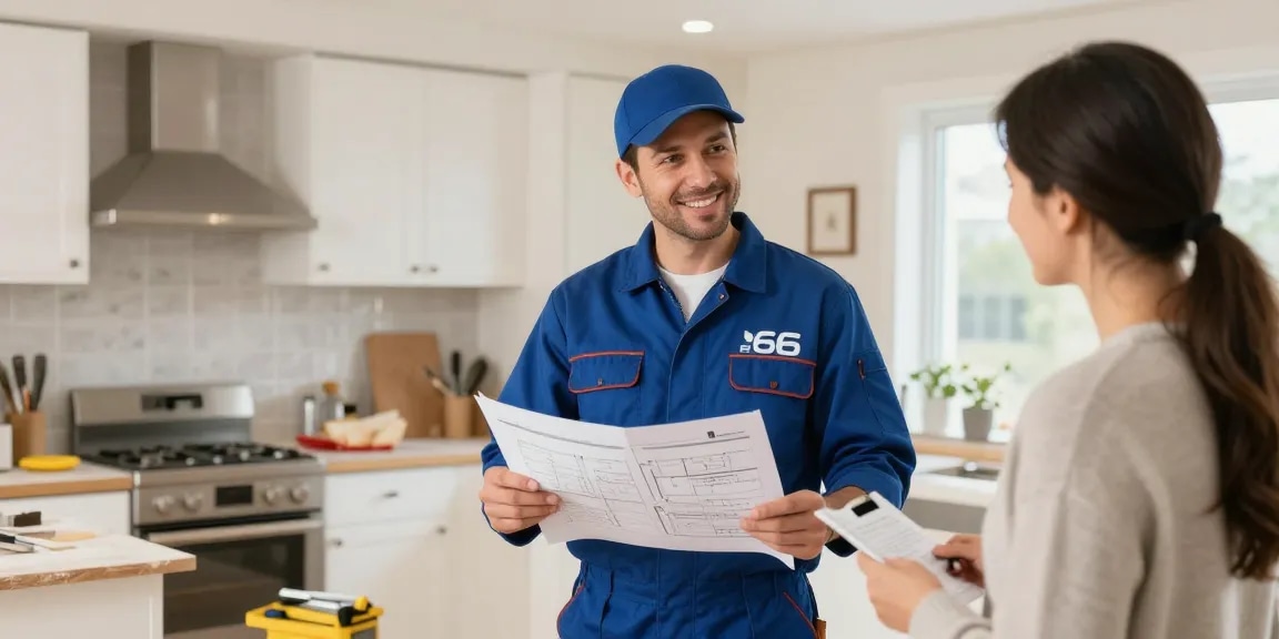 VIP 66 trusted provider in home services, professional contractor at work.