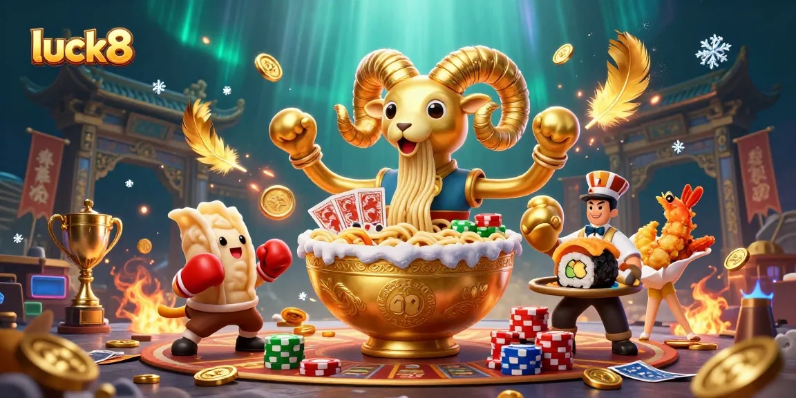 Engaging luck8 sports betting scene with vibrant characters and dynamic game elements in 3D.