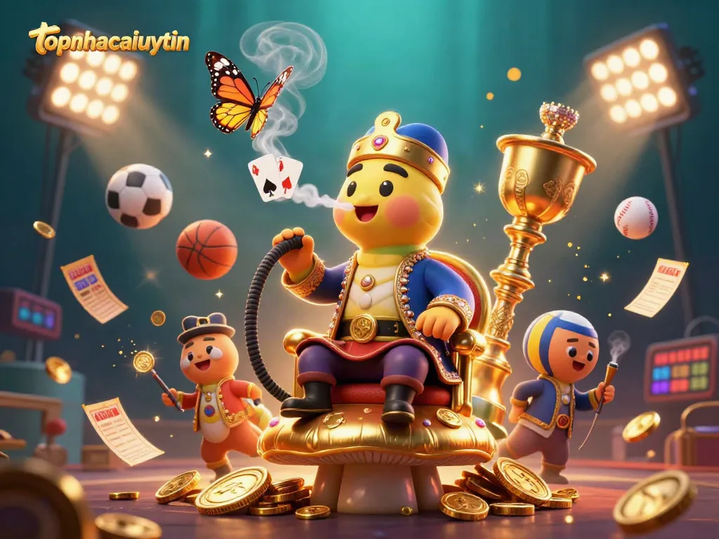 Engage with topnhacaiuytin and win big in casino games featuring an extravagant caterpillar character.