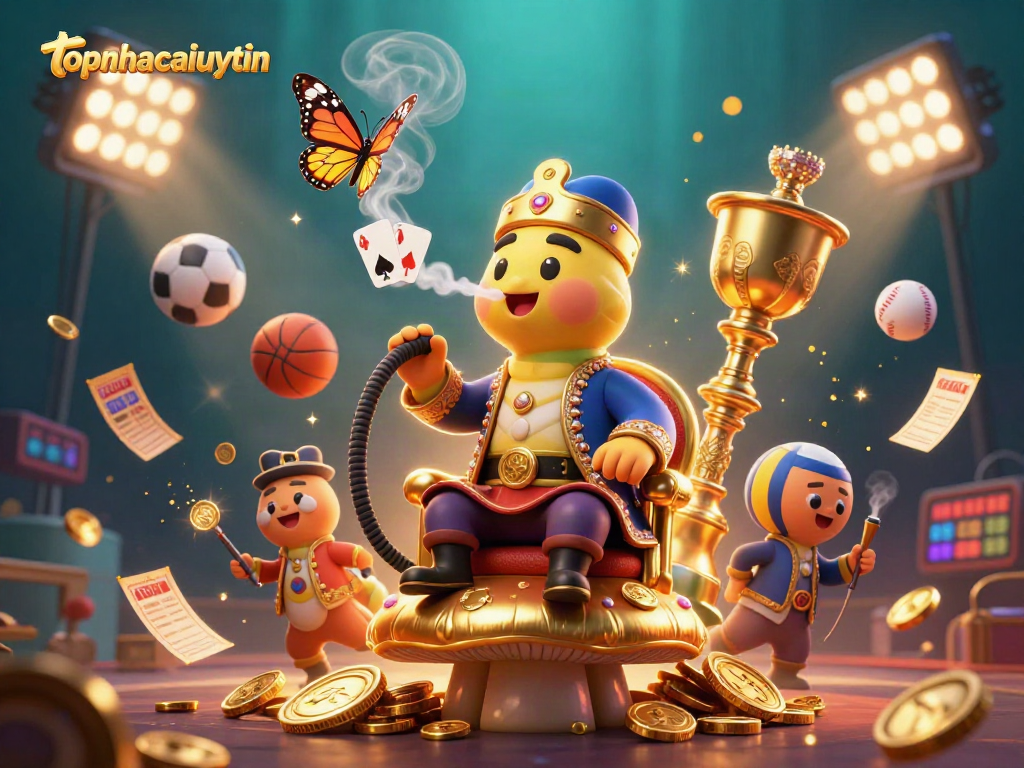 Engage with topnhacaiuytin and win big in casino games featuring an extravagant caterpillar character.