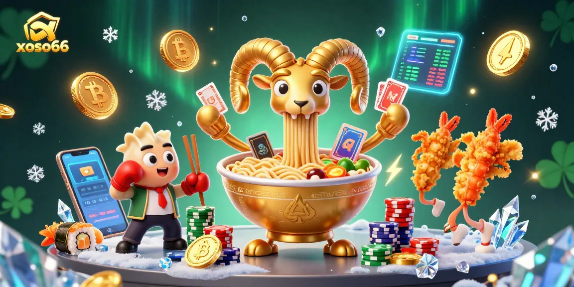 Experience thrilling gameplay with xoso66 in this vibrant 3D casino scene featuring dynamic characters.