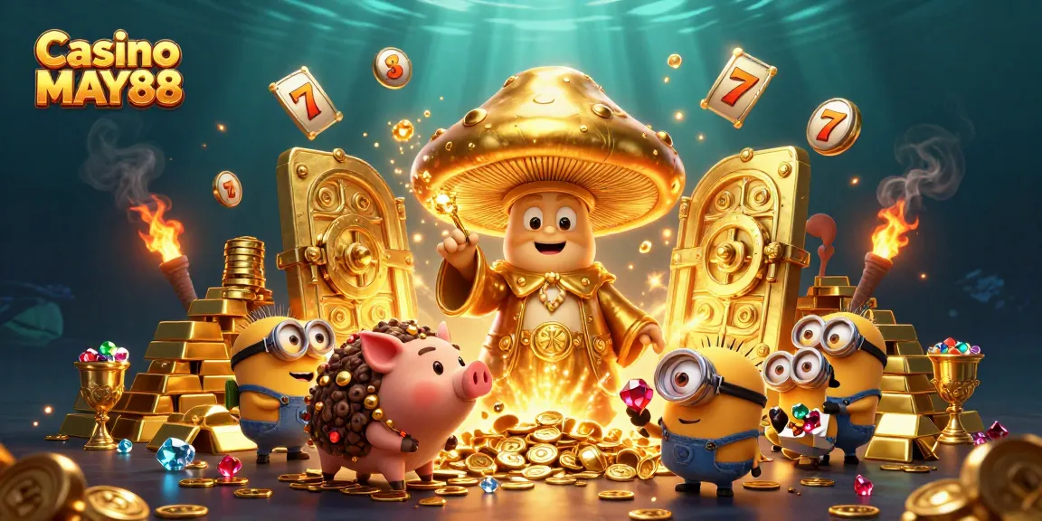 Experience the excitement of Casino MAY88 with rich 3D fantasy elements and treasures