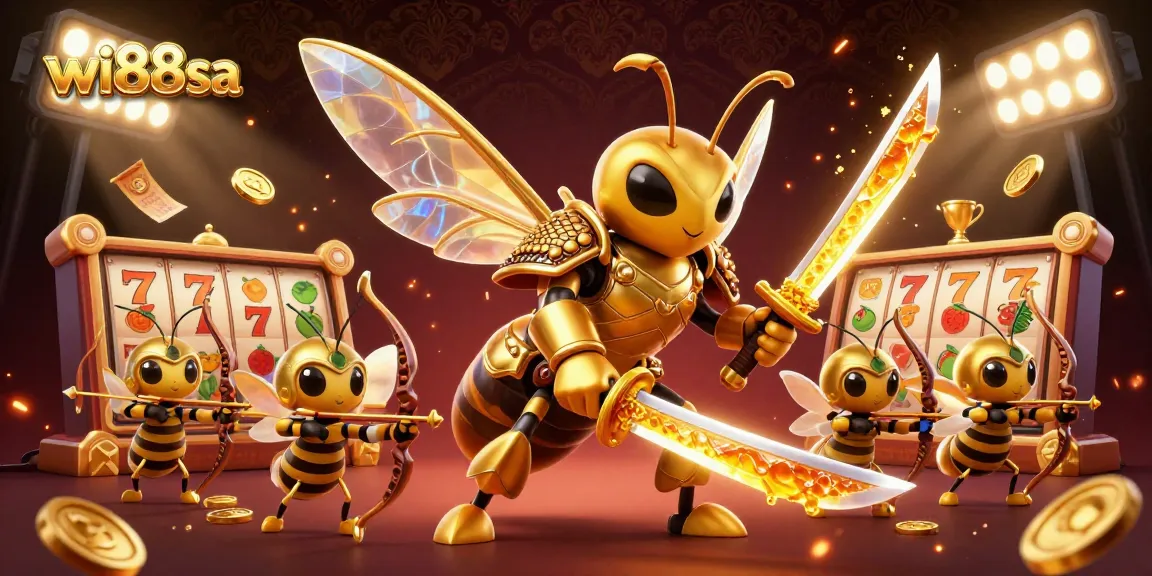 Engage with the vibrant gaming scene at wi88sa, featuring a golden hornet and dynamic slots.