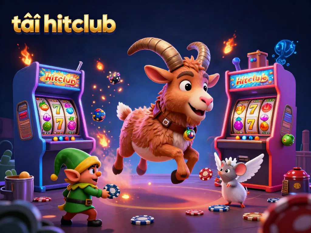 Engage with the vibrant online casino concept featuring vibrant elements and the keyword tải hitclub.