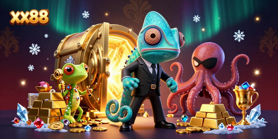 Experience the excitement of xx88 casino with vibrant character illustration showcasing thrilling game elements.