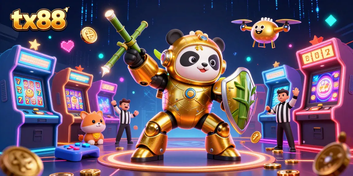 Engage in exciting casino action at tx88 with colorful slot reels and dynamic gaming elements.